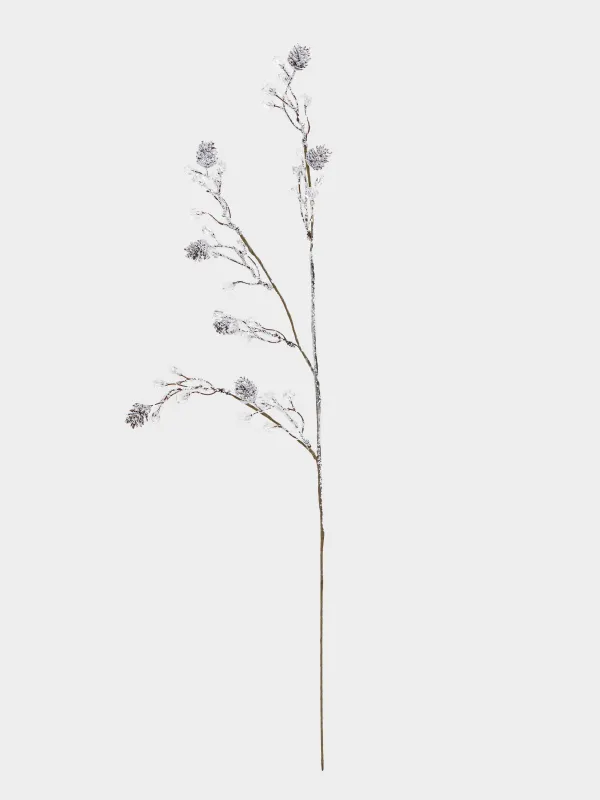 Ветка декоративная, 60 см, Ледяная ветка, Crystal decor, image-0