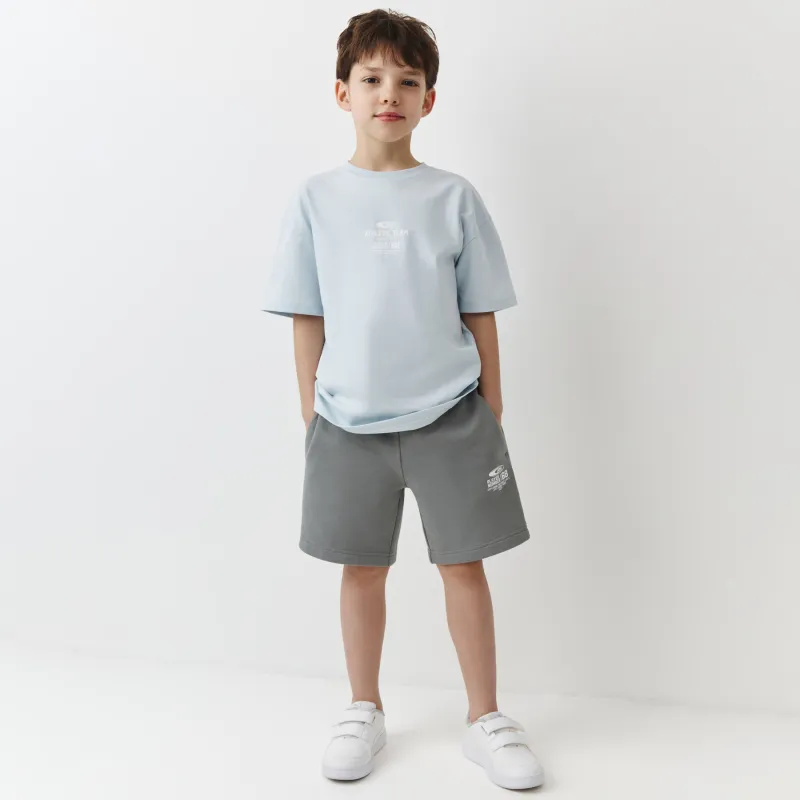 Балалар футболкасы, 104 см, ұлдарға арналған, мақта, көгілдір, Doroteo