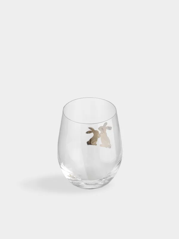 Стақан, 12 см, 510 мл, шыны/металл, Қояндар, Verset, image-2