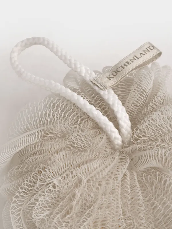 Денеге арналған жуғыш шүберек, 13 см, полиэтилен, сарғылт-қоңыр, бантик, Unique spa, image-2