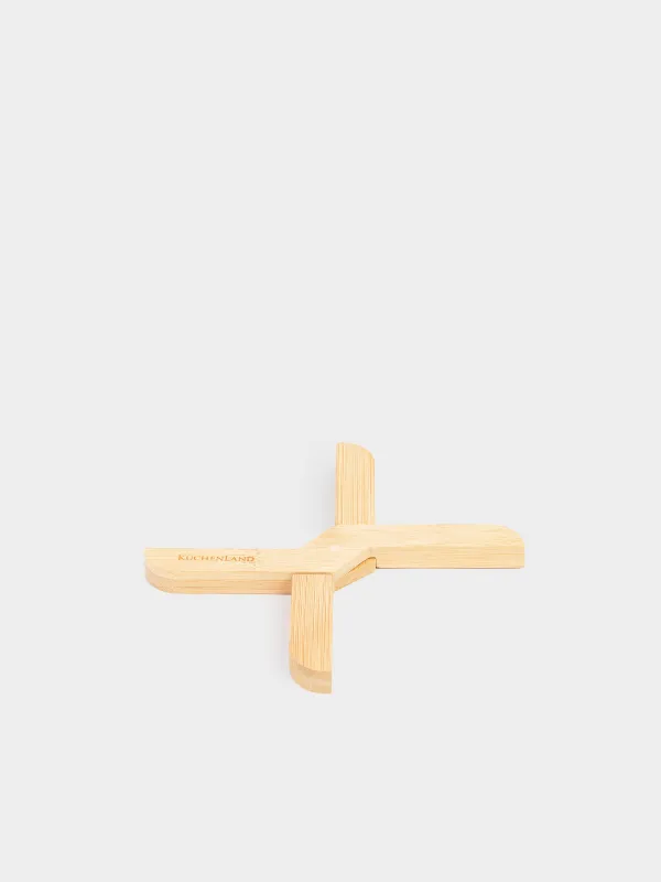 Ыстыққа арналған тұғыр, 20 см, жиналмалы, бамбук, Bamboo, image-0