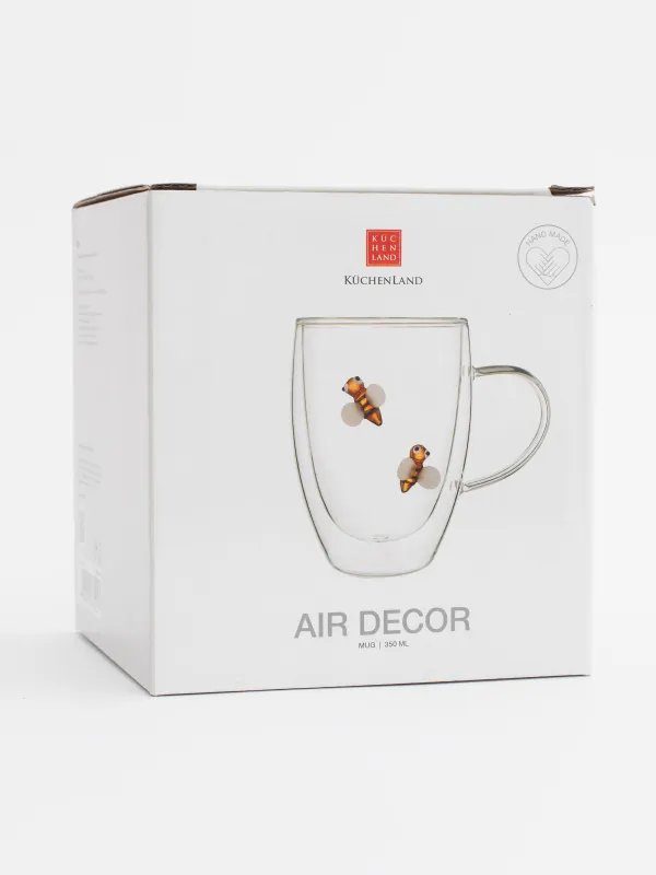Кружка, 350 мл, стекло Б, Пчелы, Air decor, image-3
