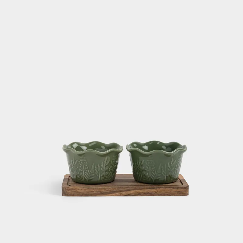 Набор для закусок, на подставке, Ветви, Forest ode