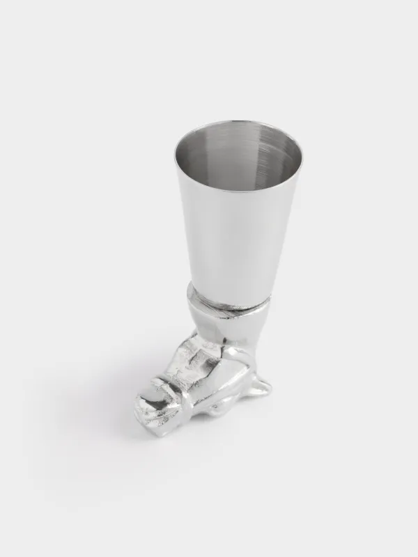 Араққа арналған рюмка, 150 мл, металл, күміс, Жылқы, Horse silver, image-2