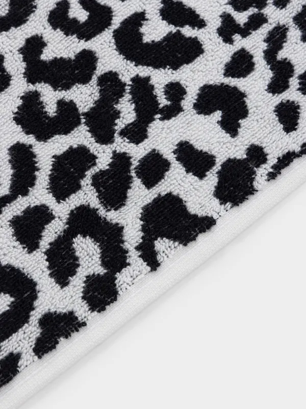 Сүлгі, 40х60 см, мақта, сүт түстес, Леопард принті, Leopard cotton, image-3