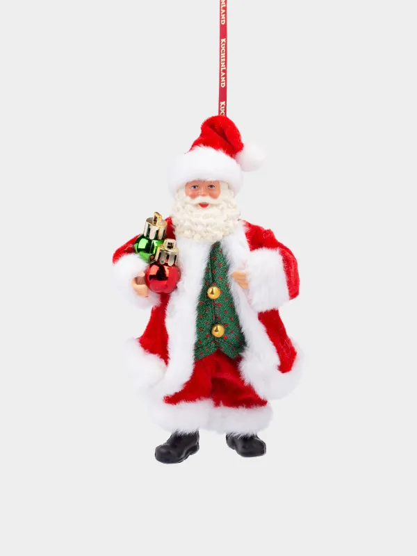 Шырша ойыншығы, 18 см, пластик/полиэстер, қызыл, Ойыншықтары бар Аяз ата, Magic time, image-0