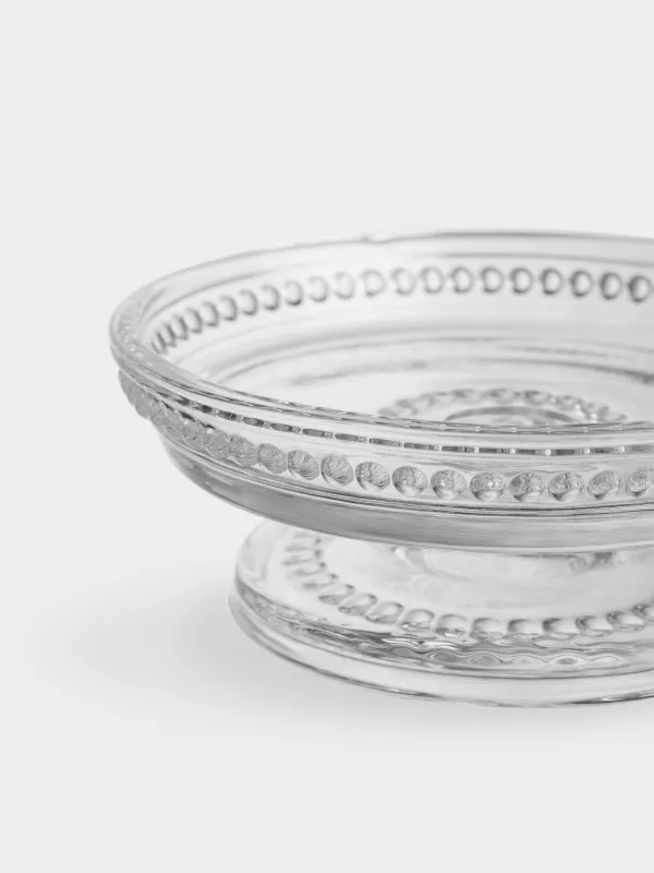 Аяқты ыдыс, 12х19 см, қақпағы бар, шыны, Қоян құлақтары, Lapin, image-3