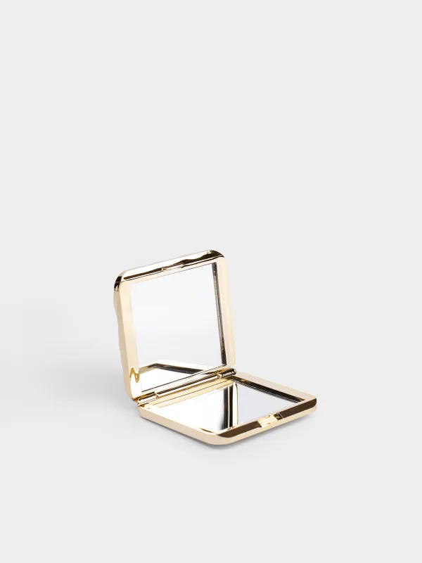 Зеркало карманное, двустороннее, Волны, Wave, image-1