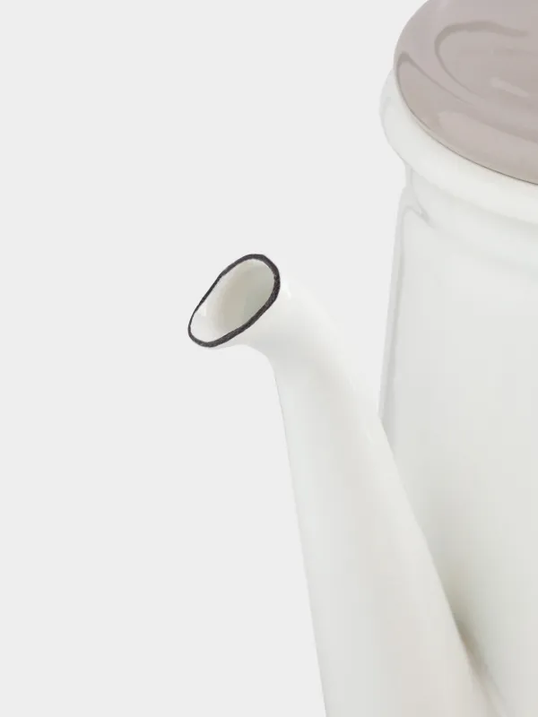 Шайнек, 1 л, эмальданған металл, сүт түстес, Wonderful Time, Autumn eamel, image-6