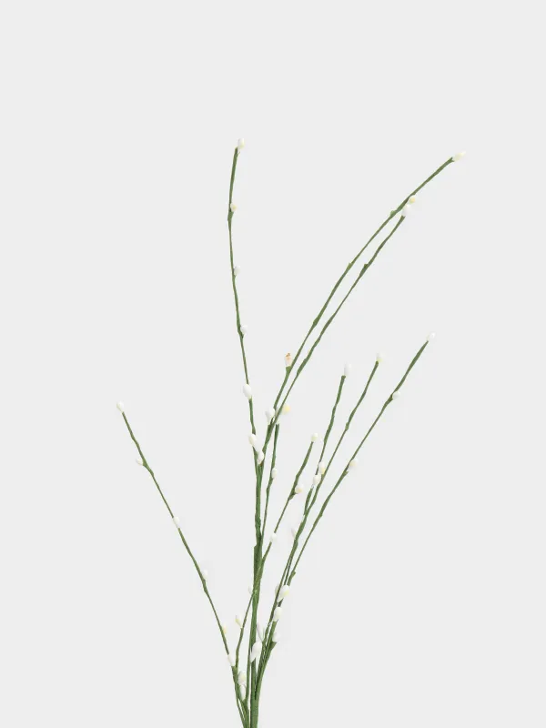 Ветка декоративная, 70 см, Белые ягоды, Willow decor, image-1