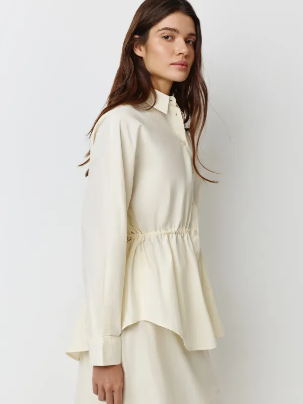 Әйелдер жейдесі, өлшемі XS, ұзын жеңді, мақта К, ашық сары, Irene, image-0