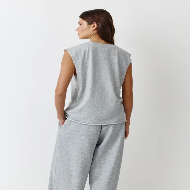 Әйелдерге арналған топ, өлшемі XS, мақта/полиэстер, сұр, Банандар, Micaelina, image-2