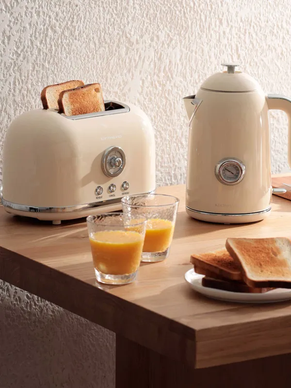 Тостер электрический, 685-815 Вт, 6 режимов, сталь/пластик, бежевый, Vintage kitchen, image-6