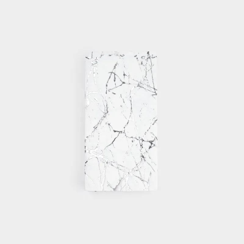 Қағаз майлықтар, 33х33 см, 20 дана, ақ, мәрмәр, Maniera