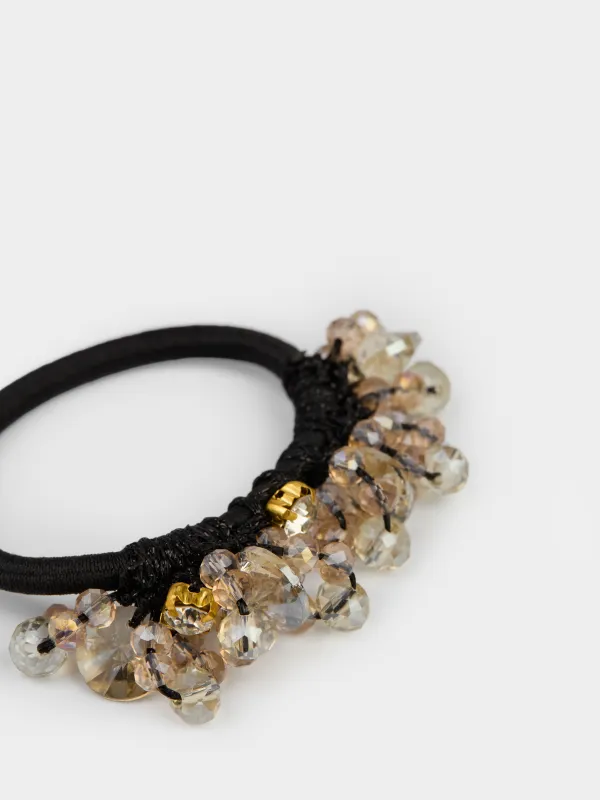 Шаш резеңкесі, 5 см, шыны, Кристалдар, Hair crystal, image-1