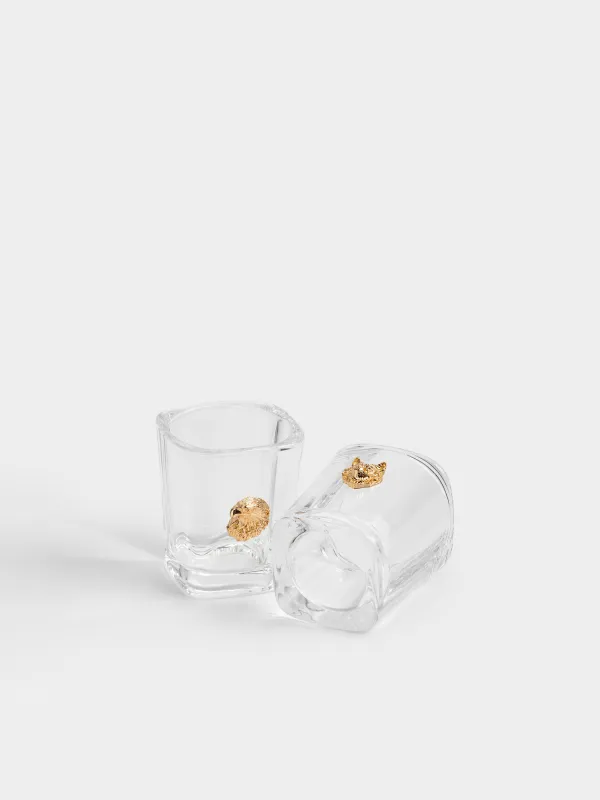 Рөмке жинағы, 65 мл, 4 дана, қорапта, алтын, шыны/металл/ағаш, Bar, image-2