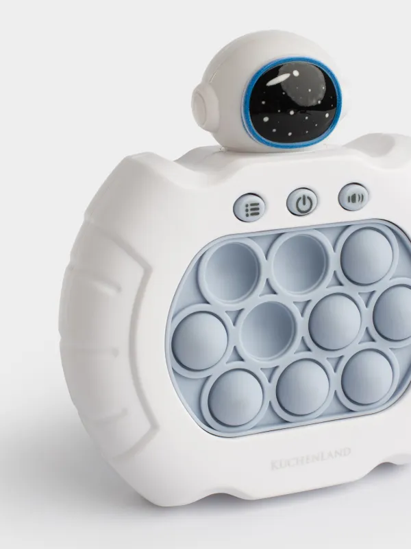 Дамытушы ойыншық, антистресс, 13х12 см, электронды, пластик, Ғарышкер, Pop-it, image-5