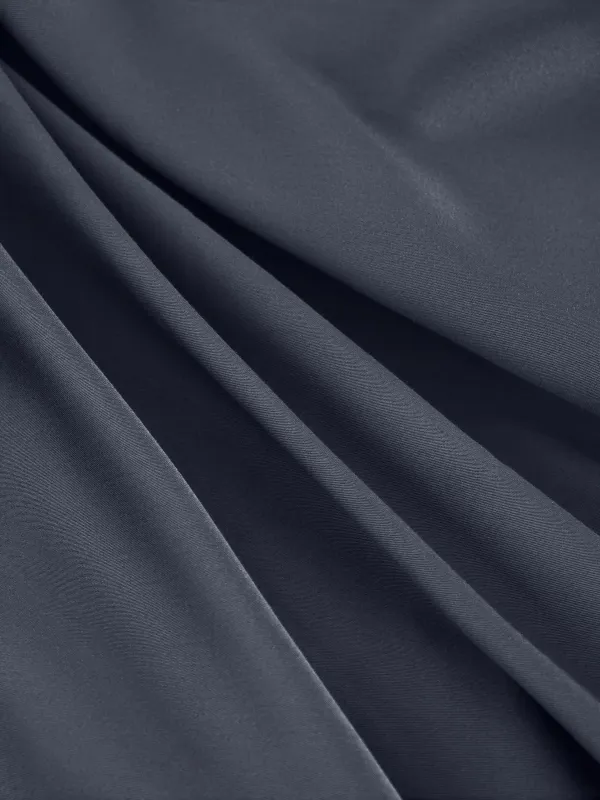 КПБ евро, бамбук, серо-синий, Pure bamboo, image-8