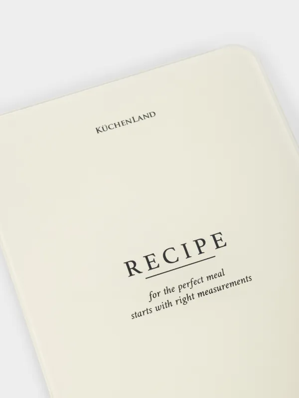 Весы кухонные, 23х15 см, электронные, пластик/стекло, белые, Recipe, Libra, image-2