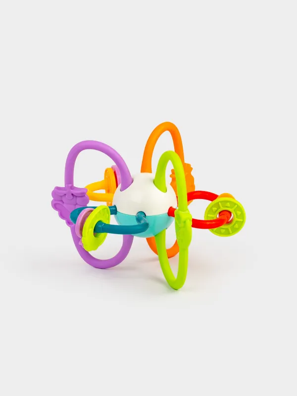 Тістегіш ойыншық, 11х10 см, силикон/пластик, Kiddy, image-4