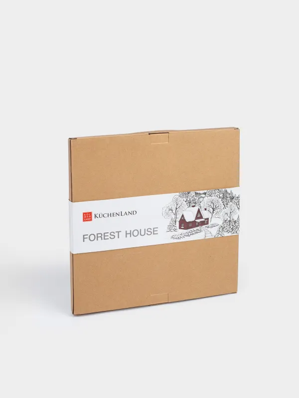 Тарелка обеденная, 27 см, Дом в лесу, Forest house, image-5