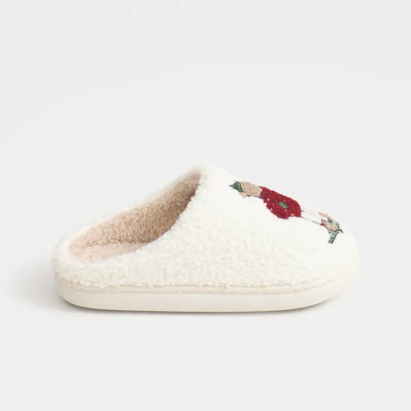 Балалар тәпішкелері, үйге арналған, өлшемі 33, жасанды үлбір, сүт түстес, Жанаттар, Needed