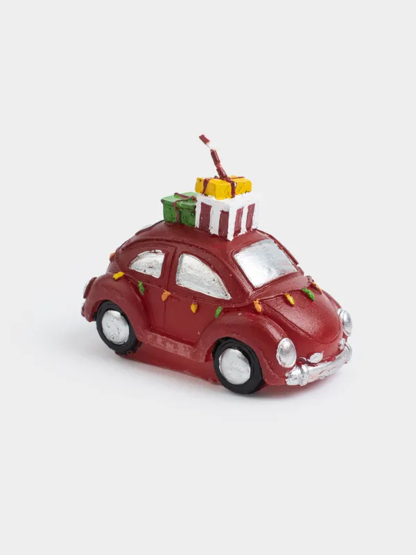 Свеча, 9х6 см, красная, Машина, Red car, image-2