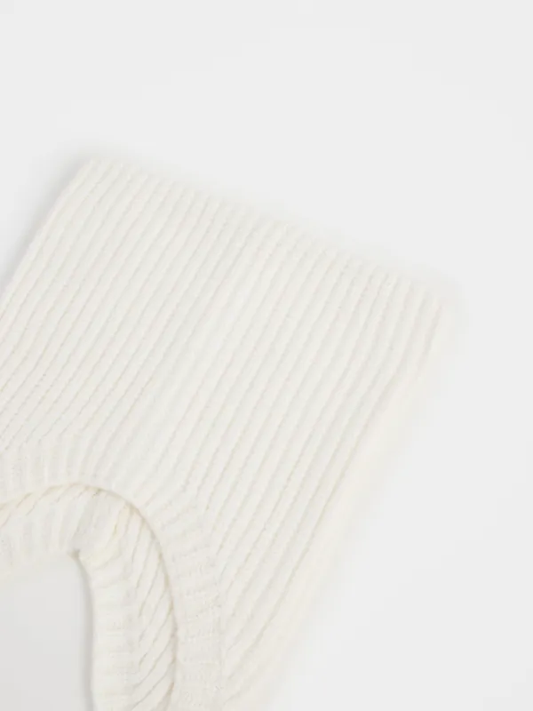 Балалар бас киімі, бірыңғай өлшем, баулары бар, вискоза/полиэстер/нейлон, экрю, Құлақтар, Knitting, image-5