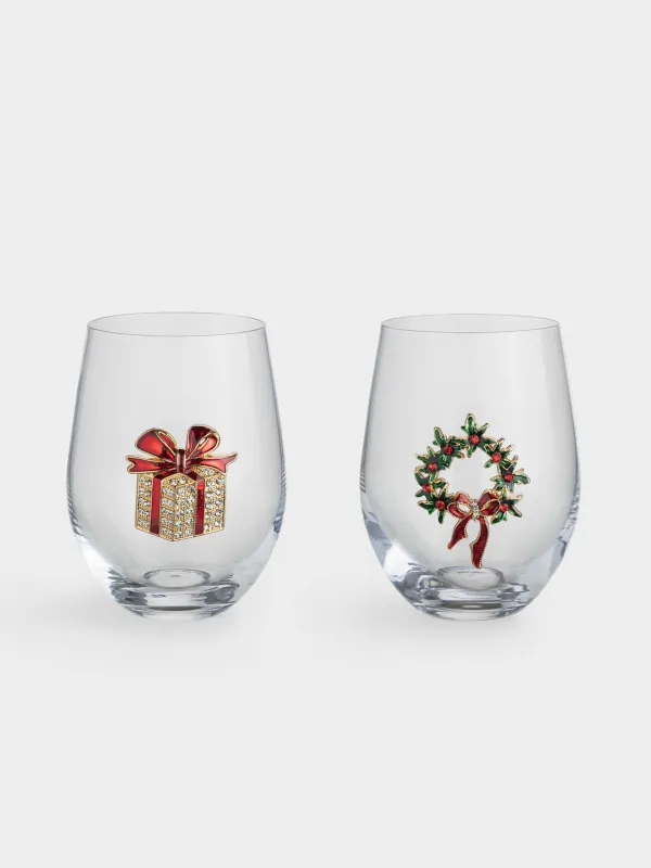 Шыны, 12 см, 540 мл, 2 дана, шыны/металл, Сыйлық және гүл шоқтары, Verset, image-0