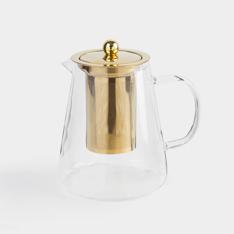 Шай жинағы, 2 адам, 3 зат, шыны Б/болат, алтын, Air, image-1