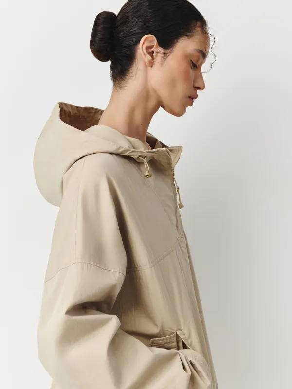 Ветровка женская, бежевая, Sagra, image-0