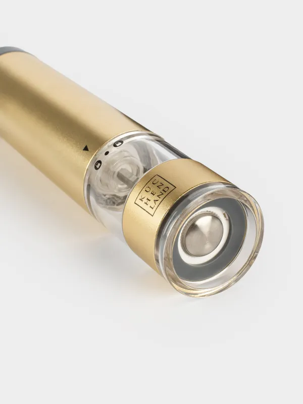 Дәмдеуіш диірмені, 22 см, электр, металл/пластик, LED W, алтын, Piquant, image-2