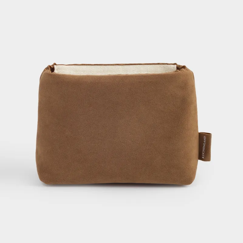 Косметичка, 15х9 см, полиуретан, песочная, Krast