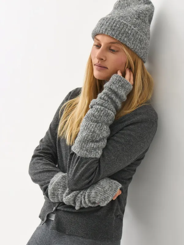 Әйелдер бас киімі, бірыңғай өлшем, полиэстер/акрил, сұр, Loop, image-2