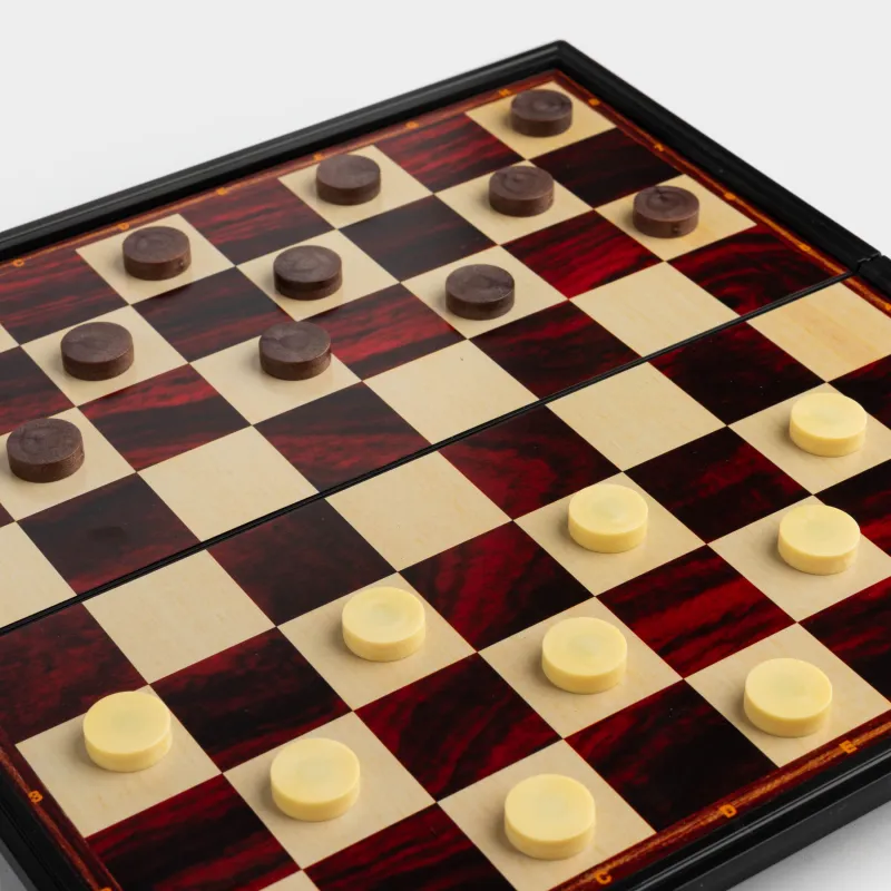 Үстел үсті ойыны, 25х25 см, дойбы/нарды, жол, пластик, Hobby light, image-1