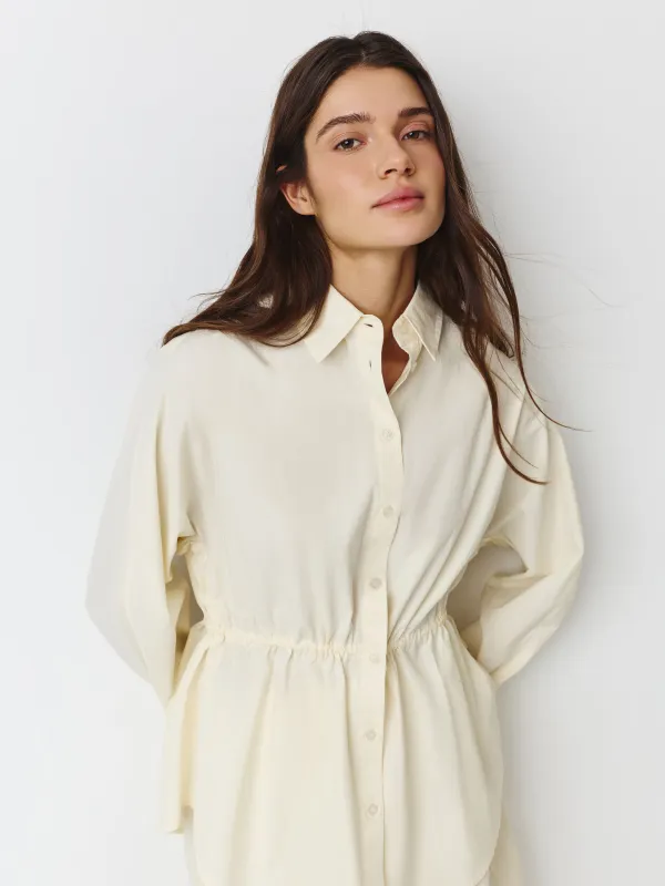 Әйелдер жейдесі, өлшемі XS, ұзын жеңді, мақта К, ашық сары, Irene, image-2