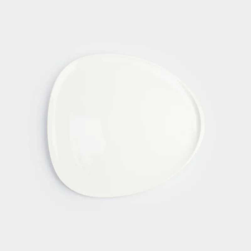 Тарелка обеденная, 27х25 см, фарфор P, белая, Synergy