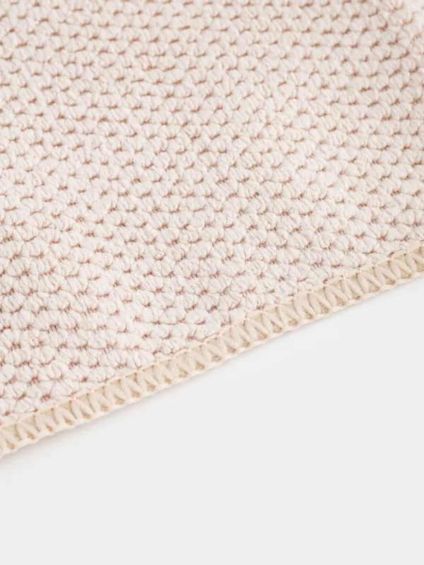 Тряпка для кухни, 30х30 см, микрофибра, бежево-розовая, Ромбы, Clean, image-3