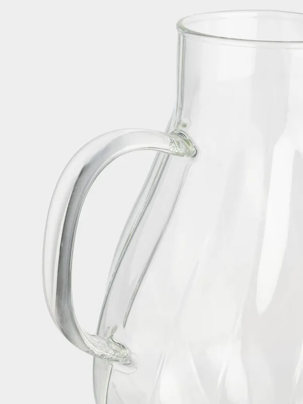 Кувшин, 1,8 л, с крышкой-фильтром, стекло Б/сталь, Ledge, image-4