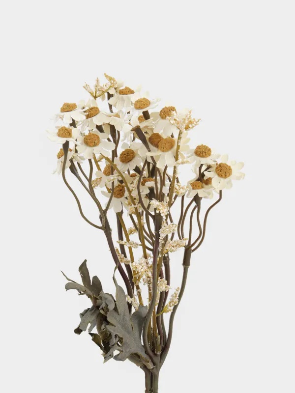 Букет декоративный, 35 см, пластик/полиэстер, Белые ромашки, Daisies, image-1