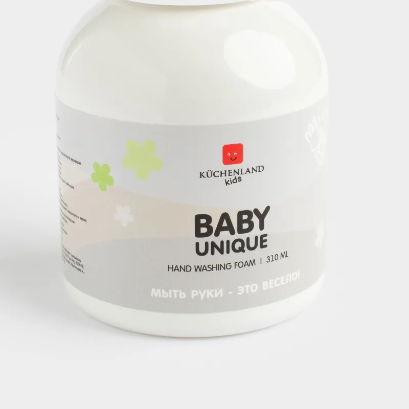 Қол жууға арналған көбік, 310 мл, балалар, жидектер, гүл, Baby unique, image-3