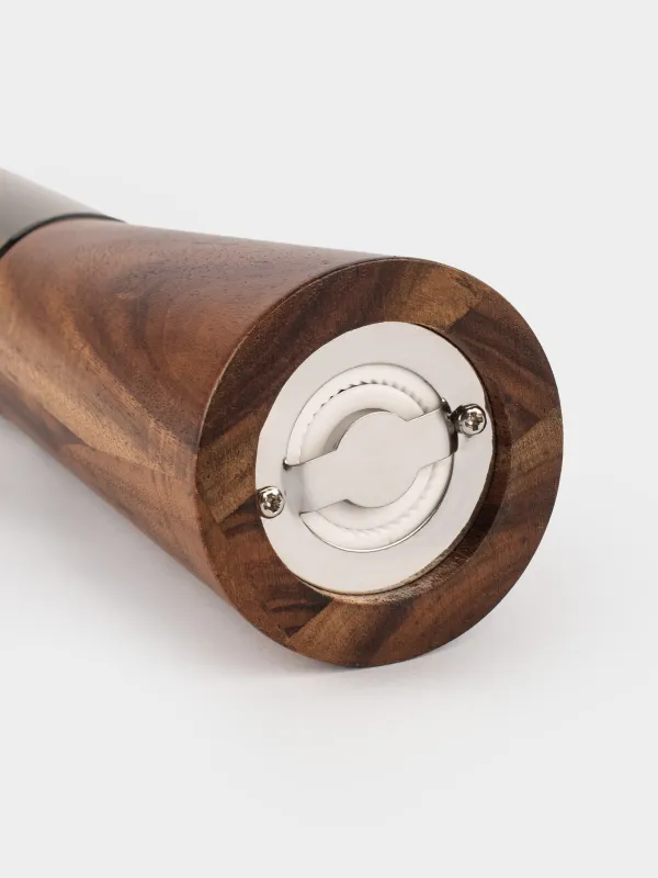 Дәмдеуіштерге арналған диірмен, 19 см, механикалық, ағаш/болат, Noble tree, image-4