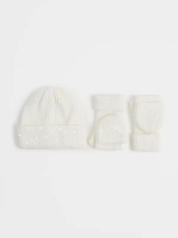 Варежки женские, Knitting fuzz, image-4