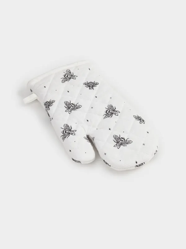 Қолғап-ұстағыш, 17х33 см, мақта, сарғылт-қоңыр, Аралар, Honey, image-2