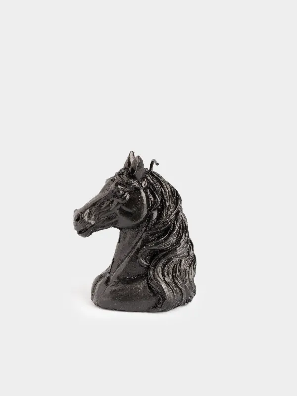 Шам, 7x10 см, жылтырақтары бар, қара, Жылқы, Horse black, image-1