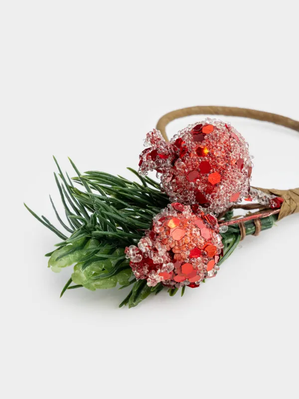 Майлық сақинасы, 5 см, пластик/металл, гранаталар, Fruit decor, image-3