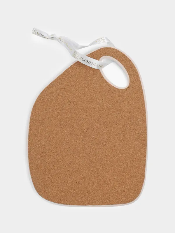 Ыстық ыдысқа арналған стенд, 18x24 см, керамика / тығын, сүт, көне гүлдер, la flore, image-1