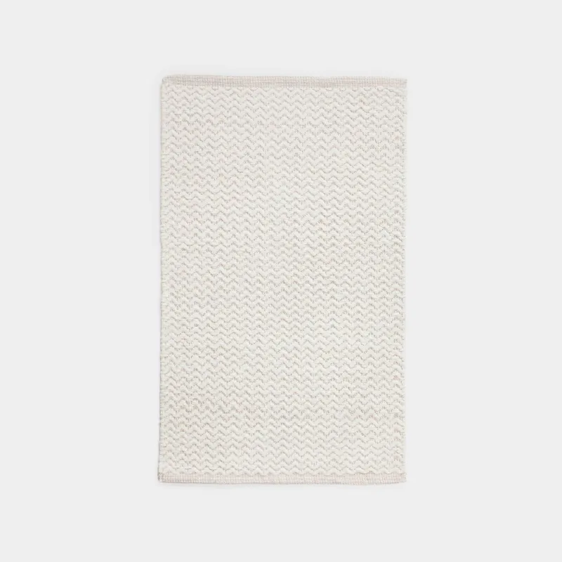 Коврик, 50х80 см, Зигзаги с люрексом, Shiny threads