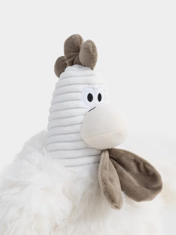 Игрушка, 55 см, мягкая, полиэстер, молочная, Петух, Rooster, image-2