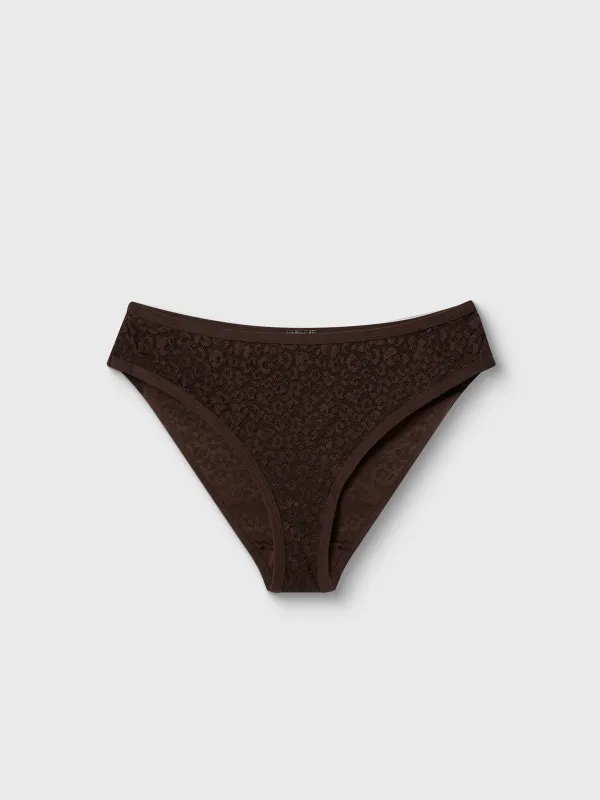 Әйелдер іш киімі, өлшемі XS, нейлон/спандекс, шілтер, қоңыр, Хипстер, Maximilynn, image-5